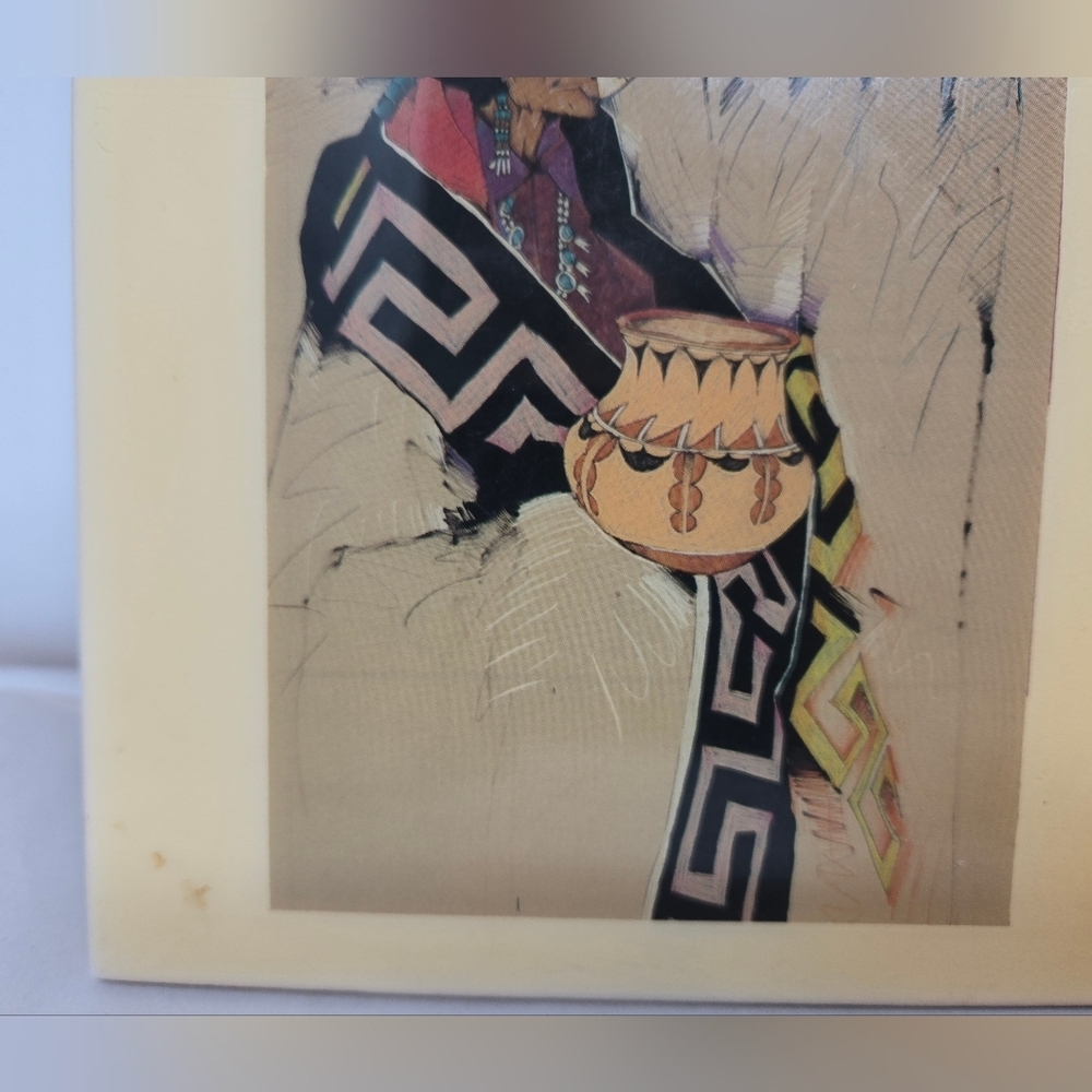 Amado Pena Designs Of The Southwest Art Tiles Hang On Wall Sit On Table Or Desk - Picture 8 of 16
